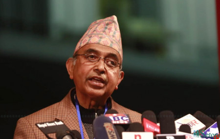 नेकपा मालेका महासचिव सिपी मैनाली। तस्बिरः नवीनबाबु गुरूङ/सेतोपाटी